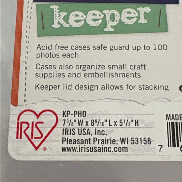 Iris 6 Case Photo and Craft Keeper - Picture 11 of 11